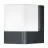 Ledvance Smart+ Wifi Luce da parete Cube Scuro Grigio Esterni 9.5W 500lm - 830 Luce Calda | RGBW - Dimmerabile