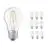 Confezione Multipack 10x Ledvance CLASSIC LED E27 Pera Filamento Chiara 4.8W 470lm - 827 Bianco Molto Caldo | Dimmerabile - Sostitutiva 40W