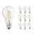 Confezione Multipack 10x Ledvance CLASSIC LED E27 Pera Filamento Chiara 4W 470lm - 827 Bianco Molto Caldo | Sostitutiva 40W