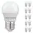 Confezione Multipack 10x Noxion Lucent Classic LED E27 Sferica Filamento Chiara 4.5W 470lm - 827 Bianco Molto Caldo | Sostitutiva 40W