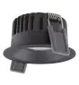 Ledvance Faretti LED Fix Aluminium Nero 8W 680lm 36D - 930 Luce Calda | Ritaglio 68mm - IP44 - Miglior resa cromatica - Dimmerabile