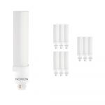 Confezione Multipack 10x Noxion Lucent PL-C LED 7.4W 1000lm - 840 Bianco Freddo | Sostitutiva 26W