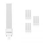 Confezione Multipack 10x Noxion Lucent PL-S LED 4.3W 540lm - 830 Luce Calda -  | Sostitutiva 9W