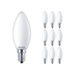 Confezione Multipack 10x Philips Corepro LEDcandle E14 Ghiaccio 2.2W 250lm - 827 Bianco Molto Caldo | Sostitutiva 25W