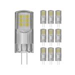 Confezione Multipack 10x Ledvance LED Pin Performance G4 2.6W 300lm - 827 Bianco Molto Caldo | Sostitutiva 28W