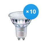 Confezione Multipack 10x Philips MASTER Value LEDspot GU10 PAR16 4.9W 365lm 36D - 930 Luce Calda | Miglior resa cromatica - Dimmerabile - Sostitutiva 50W