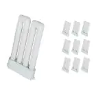 Confezione Multipack 10x Osram Dulux F 24W 840 | Bianco Freddo - 4-Pin