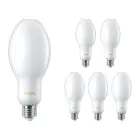 Confezione Multipack 6x Philips TrueForce Core LED E27 HPL/SON Ghiaccio 18W 3000lm 300D - 840 Bianco Freddo | Sostitutiva 80W